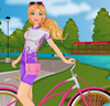 Barbie geht Radfahren