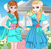 Elsa und Anna Brautjungfernkleider