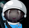 Astronauten-Mädchen