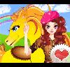 Cool Girl And Horses