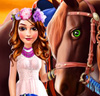 Belle und ihr Pferd