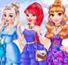 Prinzessinnen Regenbogen Dressup