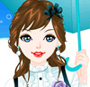 Regenschirm Mädchen Dress-up